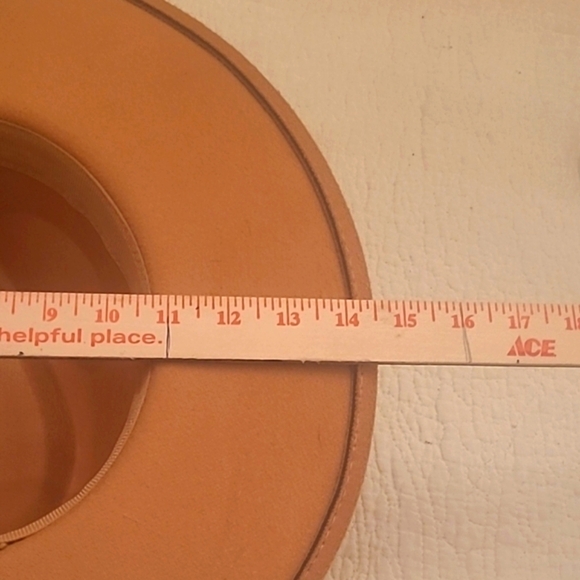 Hand Crafted Beige Orange Floral Bolero Hat Burned Outlines Feathers Flowers - Picture 13 of 15